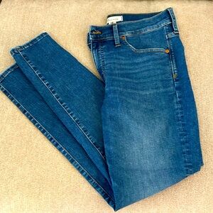 Mid rise skinny Madewell jeans size 30